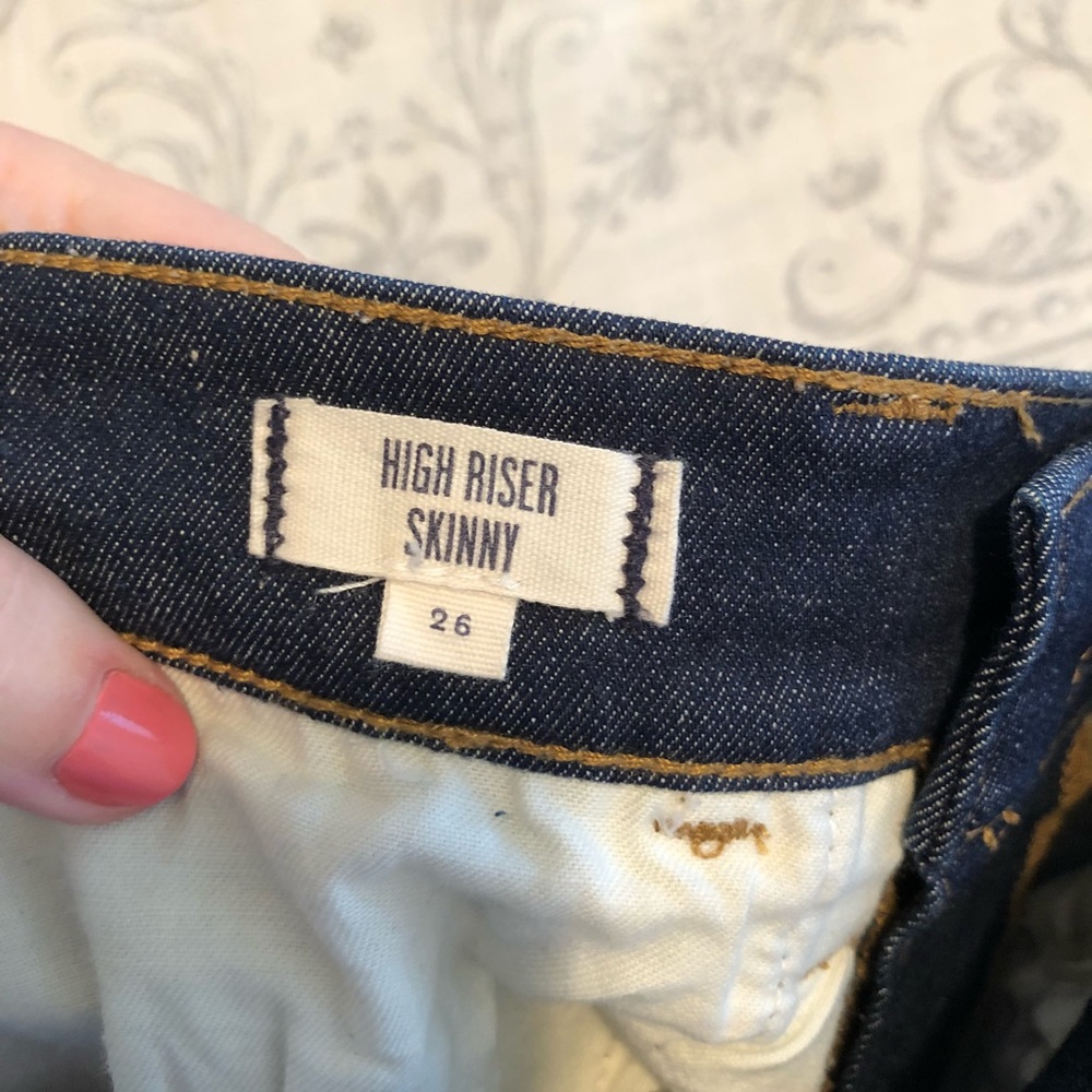 Madewell The high riser skinny jean surfside wash - Picture 6 of 9